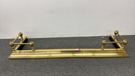 Brass Plated Fire Place Fender