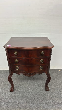 Chippendale Style 3 Drawer Mahognay Chest