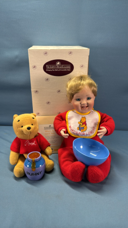 Ashton-Drake "Whats for Lunch Pooh" Porcelain Doll