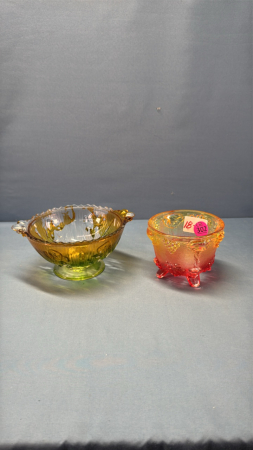 (2) Multi Coloured Bowls