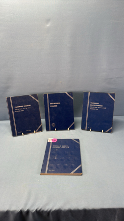 (4) Empty Whitman Coin Folders