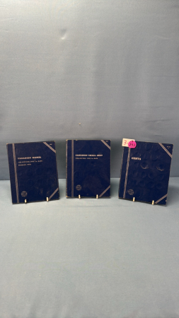 (3) Whitman Canadian Coin Folders & Some Coins