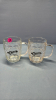 (2) Glass Beer Mugs "Cheers of Boston"