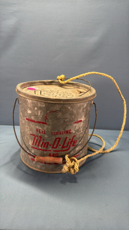 Galvanized Floating Minno Bucket