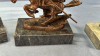 (3) Remington Figurines on Marble Bases - 6