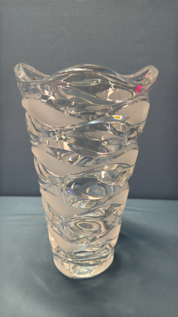 Lead Crystal 11in High Vase