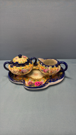Royal Nippon Cream & Sugar w/Underplate