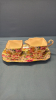 Royal Winton Cream & Sugar With Underplate