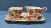 Royal Winton Cream & Sugar With Underplate - 2