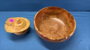 Turned Wooden Bowl & Turned Wooden Container - 3