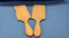 Pottery Glazed Planter & Pair of Wooden Spatula - 5