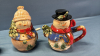 Winter Scene Cream & Sugar & Salt & Pepper - 3