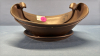 Pottery Flower Bowl with Underplate - 2