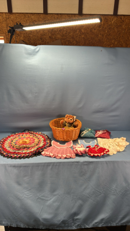 Assorted Lot in 12 in Wicker Basket