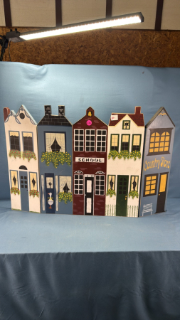 Folding Wooden Village