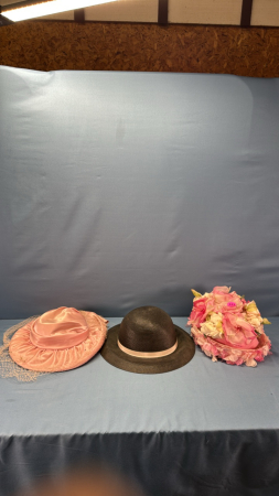 (3) Vintage Ladies Hats