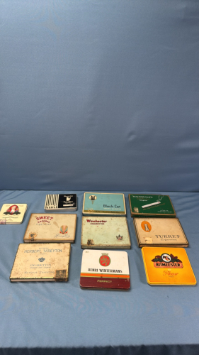 Selection of Cigarette Tins