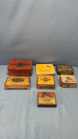 (7) Tobacco Tins