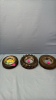 (3) Tire Ash Trays
