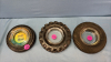 (3) Tire Ash Trays - 3
