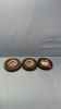 (3) Goodyear Rubber Tire Ash Trays