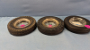 (3) Goodyear Rubber Tire Ash Trays - 3
