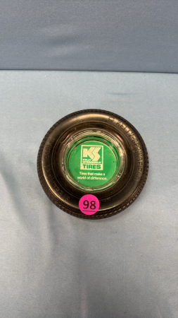 Kelly-Springfield Rubber Tire Ash Tray
