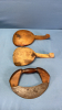 19in Long Wooden Butter Bowl - 3