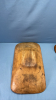 19in Long Wooden Butter Bowl - 8