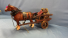 Plastic Horse with Cart & Plastic Saddle Horse - 11