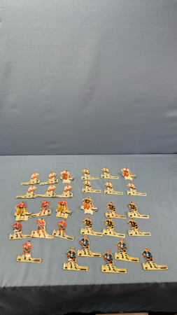 Large Quantity of Metal Hockey Players