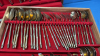 Large Set of Nickel-Bronze Flatware - 6