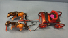 Hand Decorated Team of Horses W/Buckboard - 3
