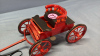 Hand Decorated Team of Horses W/Buckboard - 4