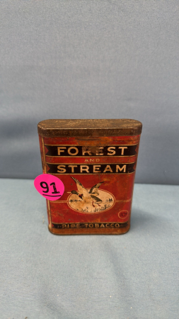 Forest & Stream Pipe Tobacco Tin