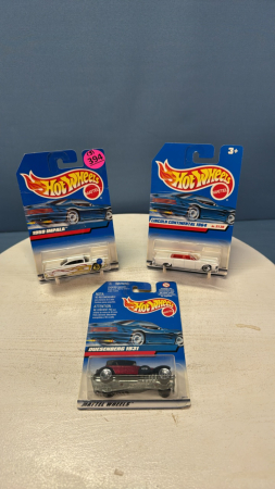 (3) Hot Wheels Cars