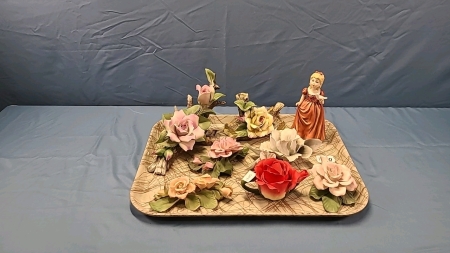 Assorted Porcelain Decor -Mostly Italian -Some Small Flakes