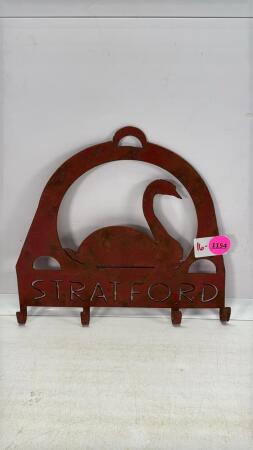 Metal Stratford Swan Key Rack