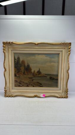 M.F. Kousal Oil on Board "Tobermory"