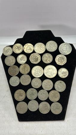 Approx. 29 Mexician Coins