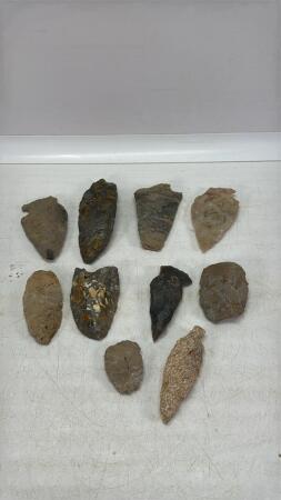 Approx. 10 Stone Arrowheads