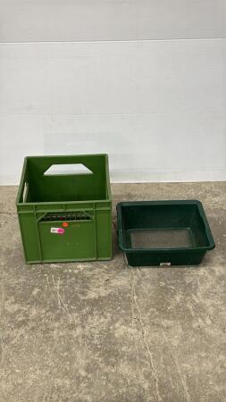 Milk Crate & Garland 14in Long Strainer