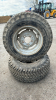 Pair of Goodyear 23x8.50-12 Tires on 5 Bolt Rims - 2