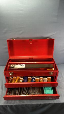 Tool Box with 2 Drawers & Contents