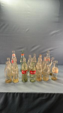 Approx. 20 Coke & Diet Coke Glass Pop Bottles