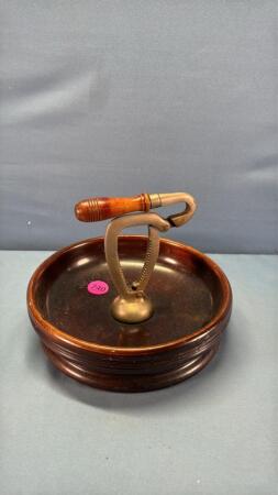 9in Wooden Nutcracker Bowl