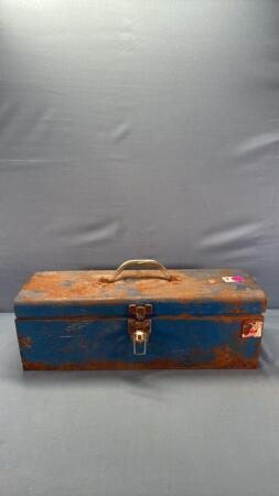Metal Tool Box with Tray
