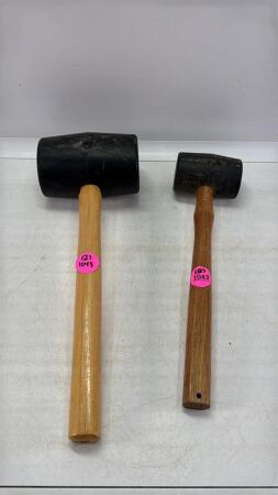 (2) Rubber Mallets
