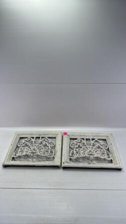 (2) Cast Iron Heating Grates