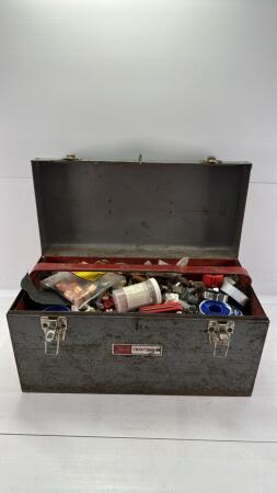 Craftsman Metal Toolbox with Plumbing Contents